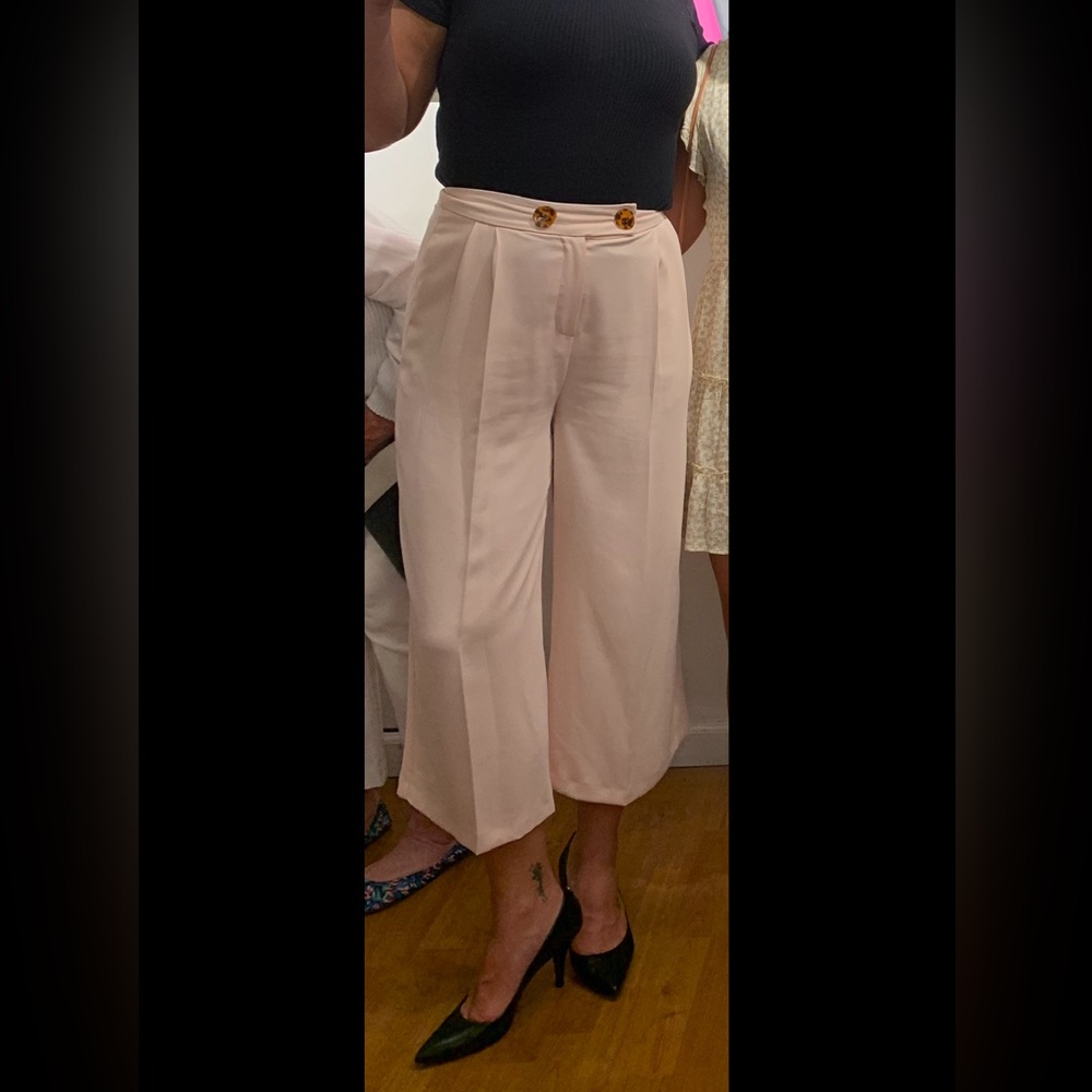 Light pink trousers